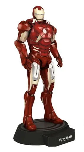 

3D paper puzzle Iron man model DIY craft toy for children birthday gift