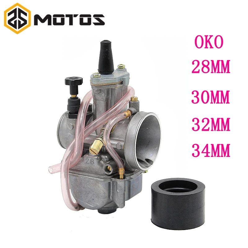 ZS MOTOS Super Performance PWK OKO 28 30 32 34mm Carburetor CARB Motorcycle RACING PARTS Scooters Dirt Bike ATV with Power Jet | Автомобили