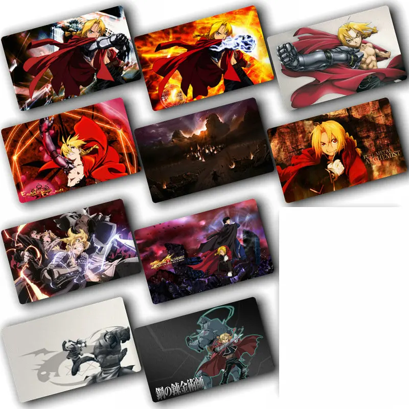 

Fullmetal Alchemist Anime Card Sticker Pack DIY Waterproof Card Classic Kids Stickers toys for children 50 pcs
