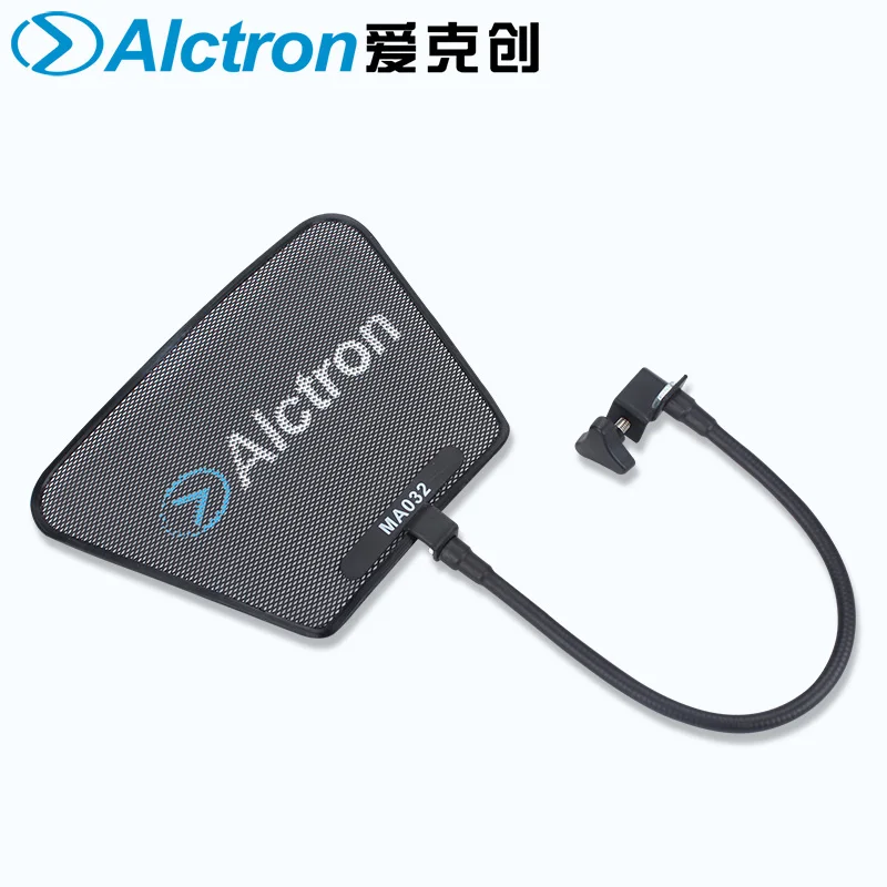 

Alctron MA032 new metal microphone screen pop filter,equipped with adjustable gooseneck and universal mounting plate