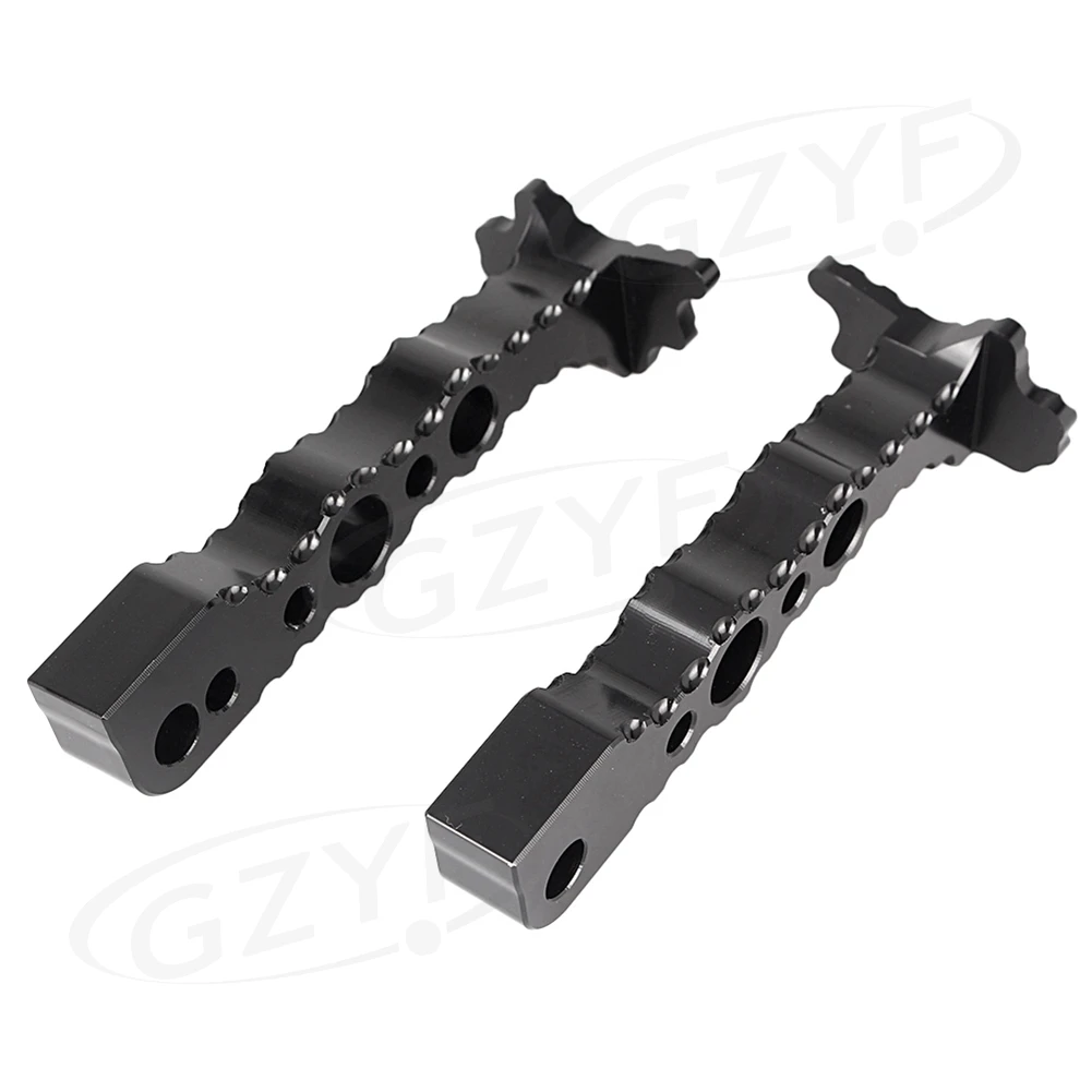 1.25" Engine Guard Highway Short Angled Bar Streamliner Foot Pegs Mount for Suzuki Hayabus GSX1300R 2008-2017