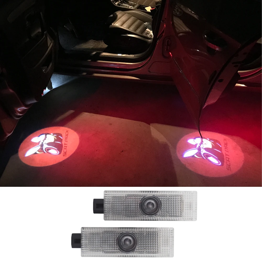

1 Pair Auto Tuning Accessories LED Car Door Light For Dodge Ram 1500 Joury Caliber Durango Caravan LED Car Ghost Shadow Light