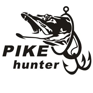 

Fishing Hunter Pike Hunter Car Boat Sticker Fish Decal Posters Wall Decals Pegatina Decor MuralFisher Sticker