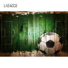 Escuro de madeira futebol arquivado festa de bebê retrato grunge foto backdrops fotografia fundos photocall photo studio(China)