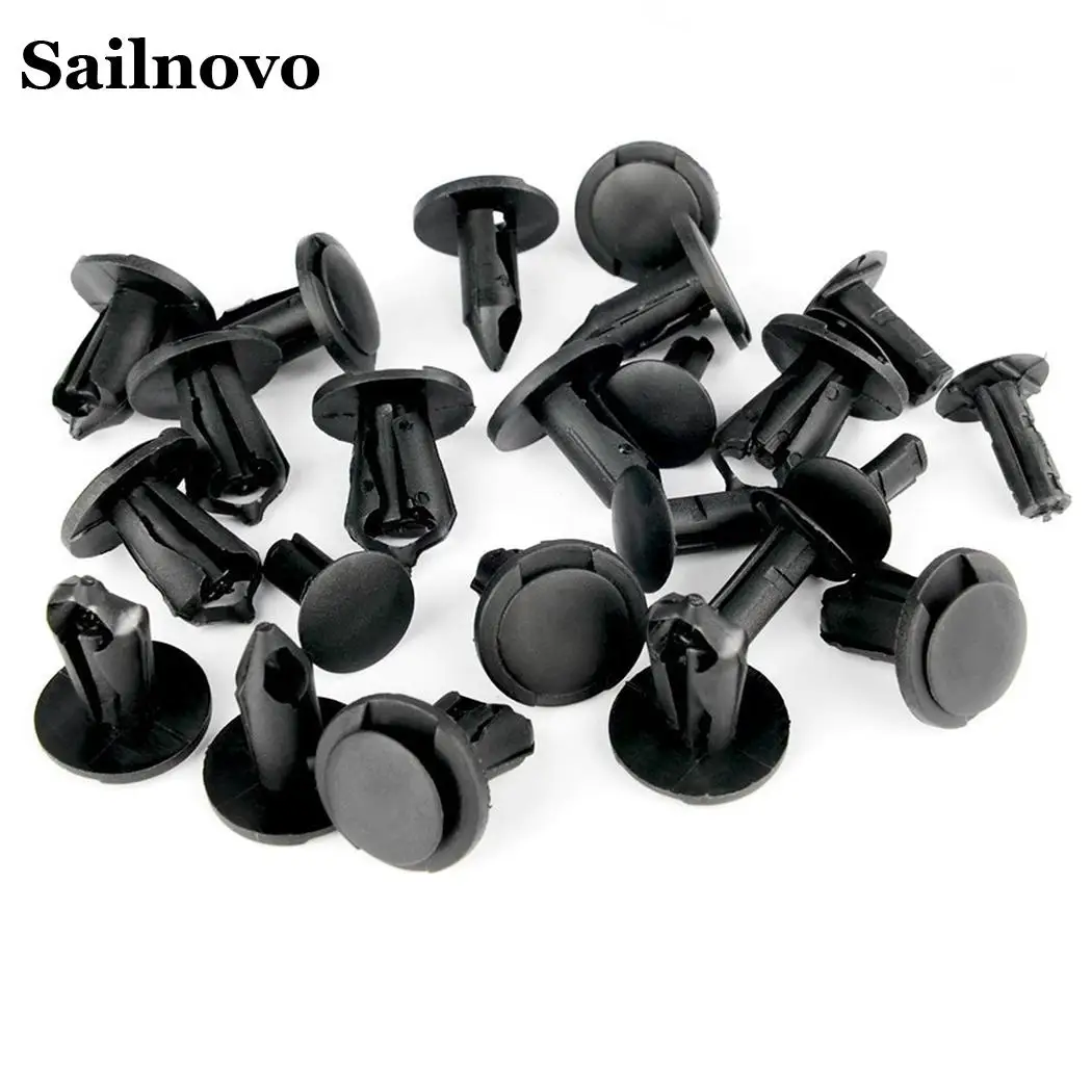 Nylon Push Automotive Bumper Fastener Rivet Trim Clips Body Interior