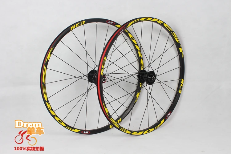 Flash Deal RC3 MTB mountain bike  26inch ultra light wheels 5 peilin sealed bearing disc wheel wheelset  27.5inch Rim free 52