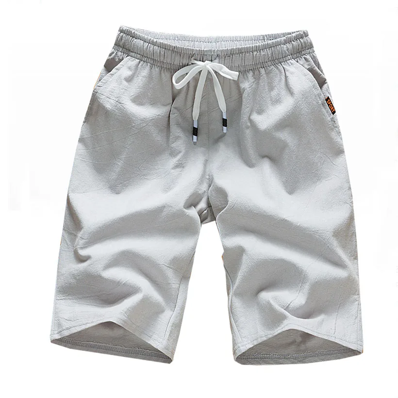 

New Men's Shorts 5 Minutes Loose Casual Cotton and Hemp Trousers Plus size