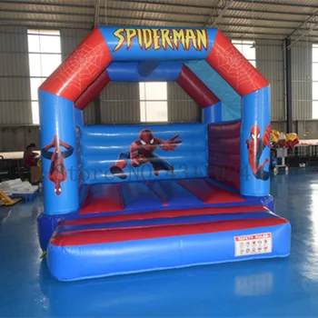 

Free Shipping Durable Inflatable Bouncer Castle House Spider Man Bouncer Nice Gift For Birthday Innocuous Flame Resistant