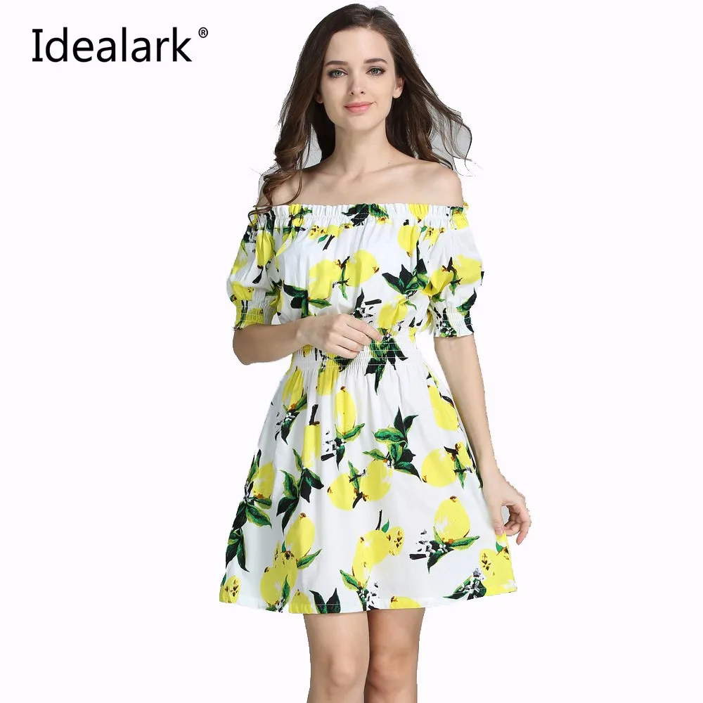 New-2016-plus-size-cotton-Autumn-summer-Women-Dress-short-Sleeve-Casual-sexy-wide-boat-neck