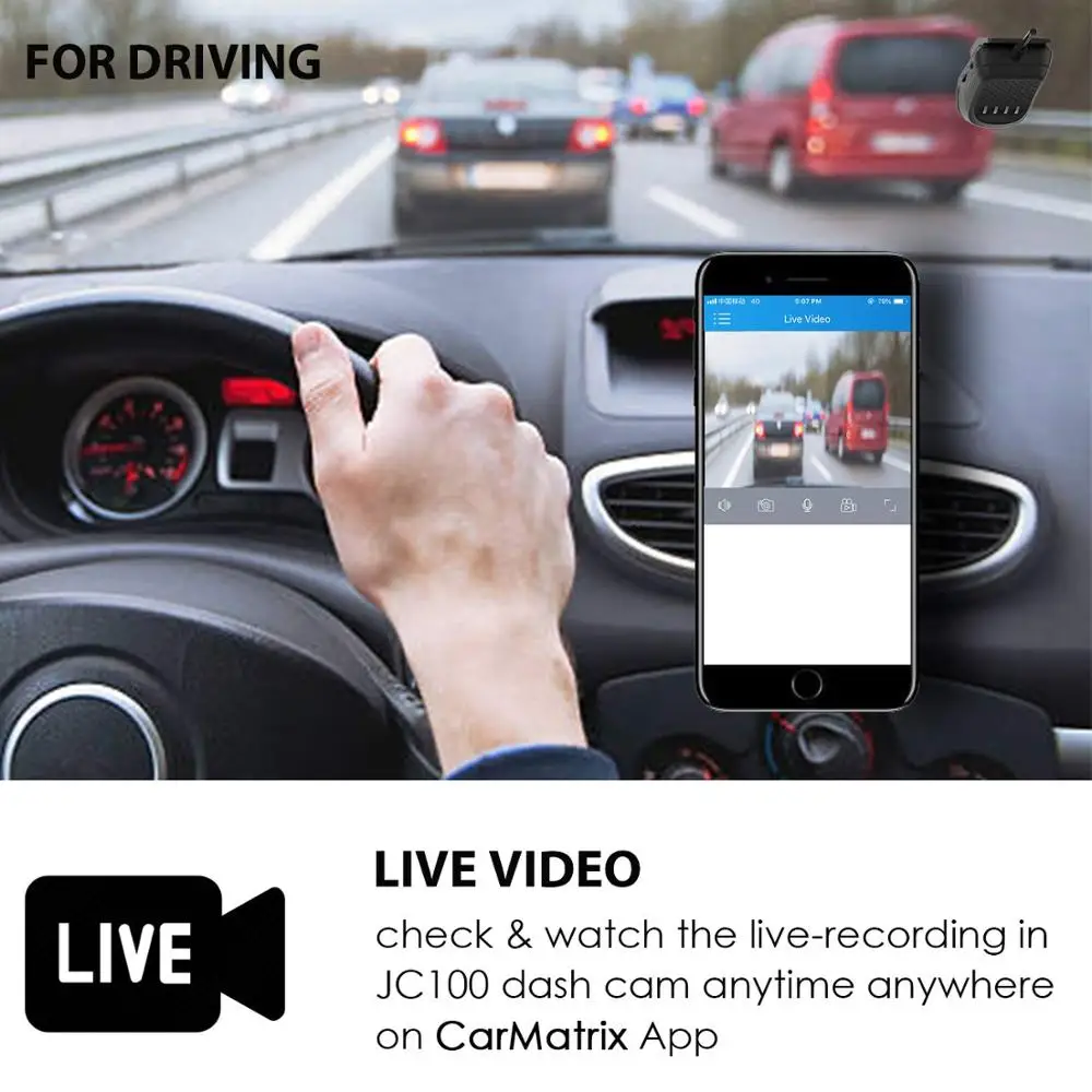 Jimi Новый JC100 3g 1080P смарт gps слежение Dash камера Автомобильный видеорегистратор