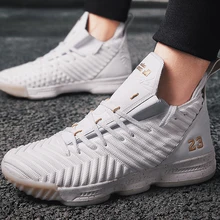 Профессиональные баскетбольные кроссовки Lebron James с высоким берцем, спортивные кроссовки, ботильоны, уличные мужские кроссовки, спортивная обувь