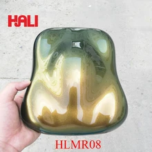 Зеркало Хамелеон пигмент chrome порошок пигмента, пункт: HLMR08, цвет: желтый/золото/медь, 1 лот = 1 грамм