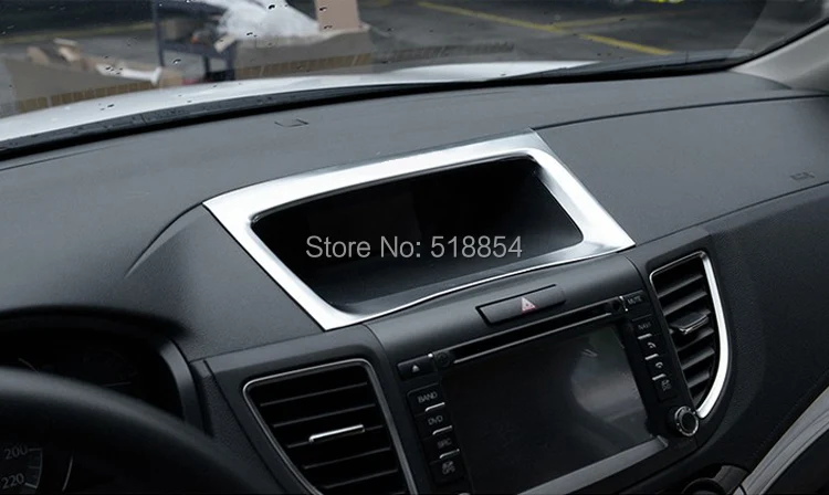 Подходит для HONDA 2012 2013 2014 Φ CRV панель приборной панели хромированная обшивка рамка