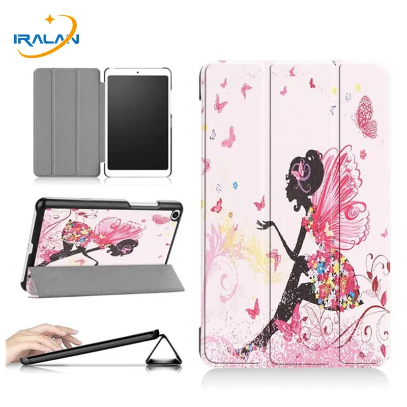 

New Fashion PU Leather Case For Xiaomi MiPad 4 8.0 2018 Smart Tablet Protective Cover for Mi Pad 4 Mi Pad4 8.0 inch+film+stylus