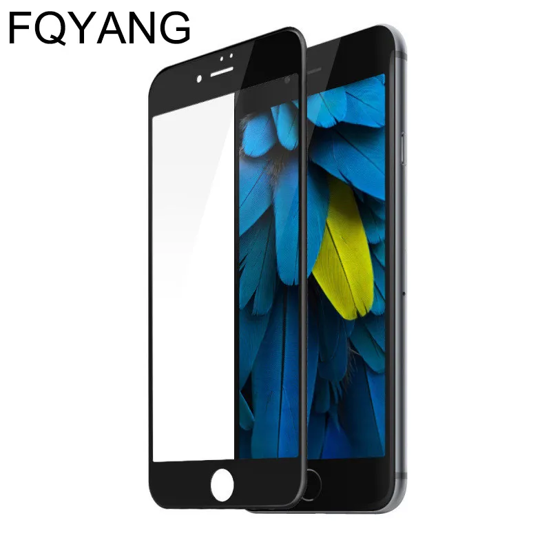 

FQYANG Full Cover Tempered Glass For IPHONE 8 7 6 6S PLUS 8PLUS 7PLUS XS MAX XR X Tempered Protective Screen Protector Glass