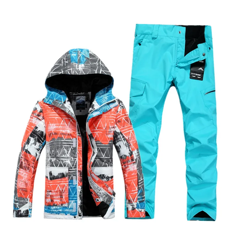 Invierno GSOU nieve chaquetas tablero y pantalón chaqueta de esquí de montaña para los hombres esquí impermeable jas esqui skiwear Invierno GSOU nieve chaquetas tablero y pantalón chaqueta de esquí de montaña para los hombres esquí impermeable jas esqui skiwear