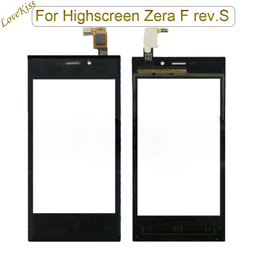 

4.0" Front Touch Panel Touchscreen For Highscreen Zera F rev.S Touch Screen Sensor Digitizer LCD Display Outer Glass Replacement