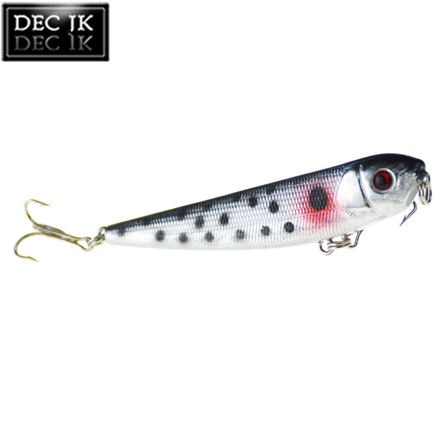 16PCS Popper Hard Plastic Artificial Baits Sets Of Fishing Lure Supplies Jerkbait Poper Swimbait Fish Tackle Laser Bait For Pike (4)