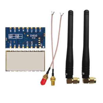 

Arduino Uno SV650-485-433 RS485 433MHz 500mW 27dBm Wireless Transceiver Module + 2PCS SW433-WT100 Elbow Rubber Antenna 433MHz