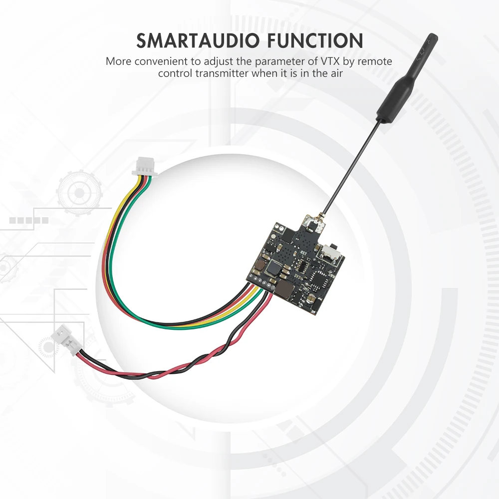 Eachine VTX03S 0/25/50/100/200 мВт 40CH 5,8G FPV передатчик с PITmode Smartaudio Функция