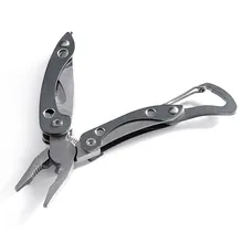 Herramientas De Mano Alicate Tweezers Multi-function Practical Mini Pliers Knife Screwdriver Bottle Opener Tools Set With Hook