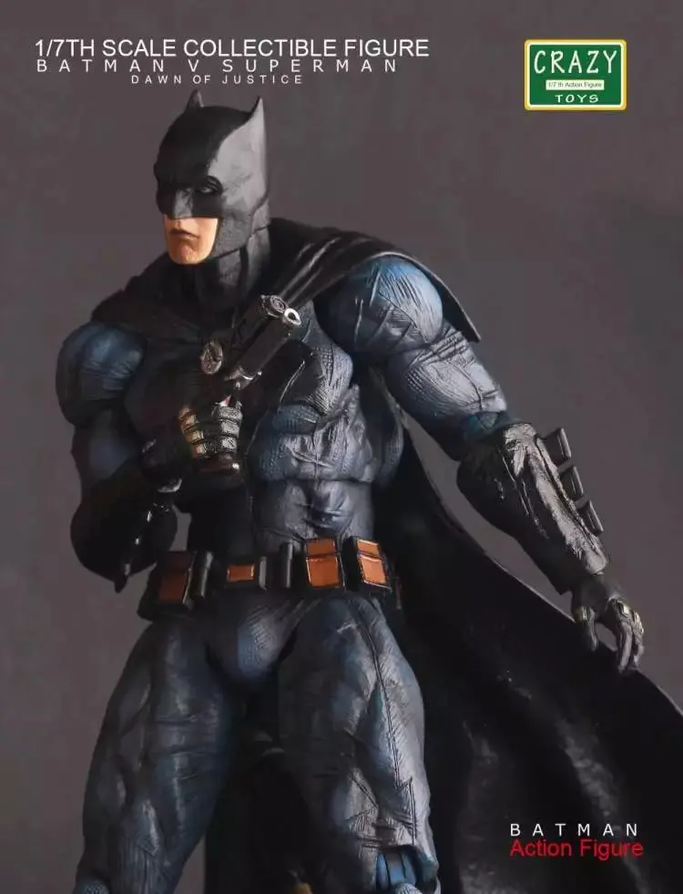 ALEN DC Comics Justice League Anime Batman Superman Scale Collectible Action Figure Toys 20cm PVC K