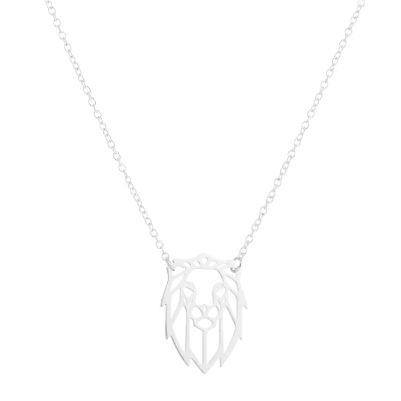 Lion Necklace,Origami Necklace