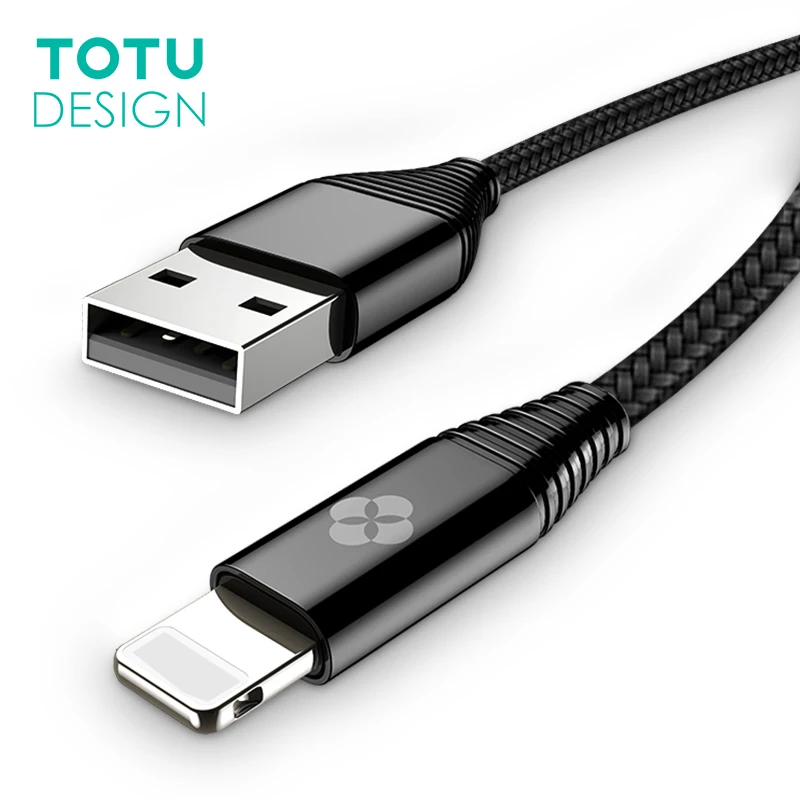 

For iPhone X Cable TOTU Fast Data Charging USB Cable For iPhone 8 7 6 6S Plus 5 5S SE iPad Air Mini Charger Mobile Phone Cables