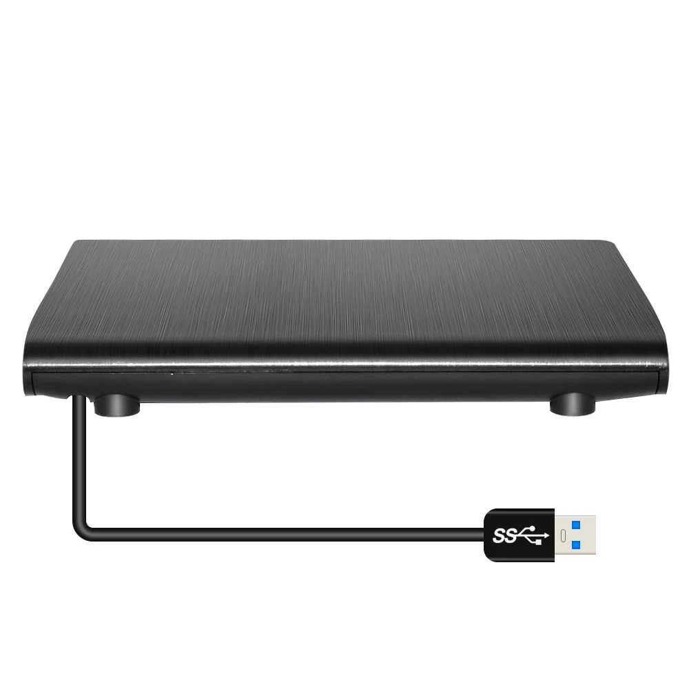Тонкий внешний корпус для DVD DeepFox USB 3 0 SATA жесткий пластиковый чехол ноутбука 12 7 мм