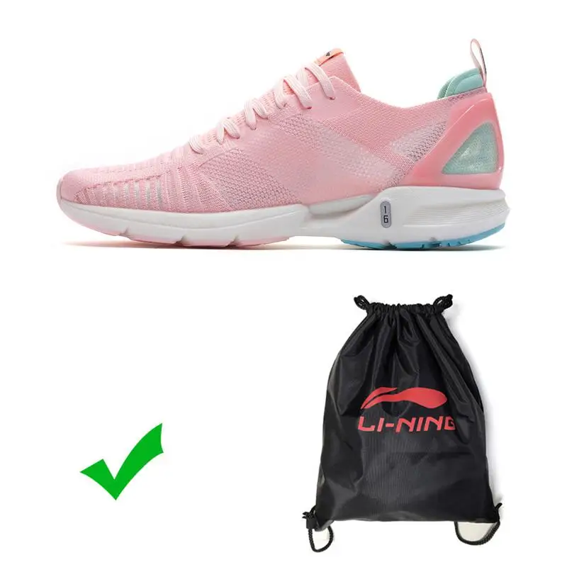 Li-Ning/женский супер-светильник, 16 подушек, обувь для бега, светильник из пеноматериала, дышащая спортивная обувь с мононитной подкладкой, кроссовки ARBP012 SAMJ19 - Цвет: ARBP012-3H