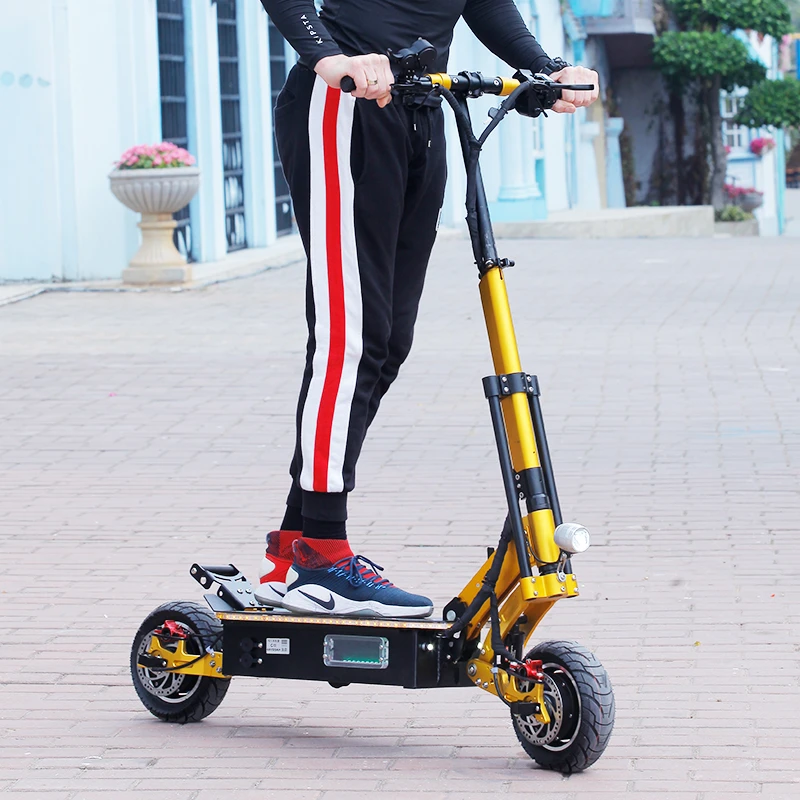 Cheap JS 60V 5000W 11inch Off Road Electric Scooter Super Powerful Brushless Motor Hoverboard CE Skateboard Ruimas For Unisex Adult 4