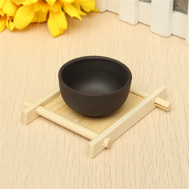 Arshen Mini Handmade Bamboo Cup Mat Kung Fu Tea Accessories Table Placemats Coaster Coffee Cups Drinks Kitchen Product Mug Pads 4