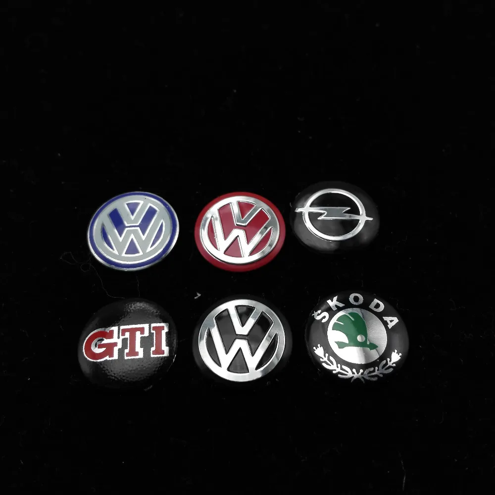 14mm Car logo Key font b Emblem b font button font b Sticker b font for