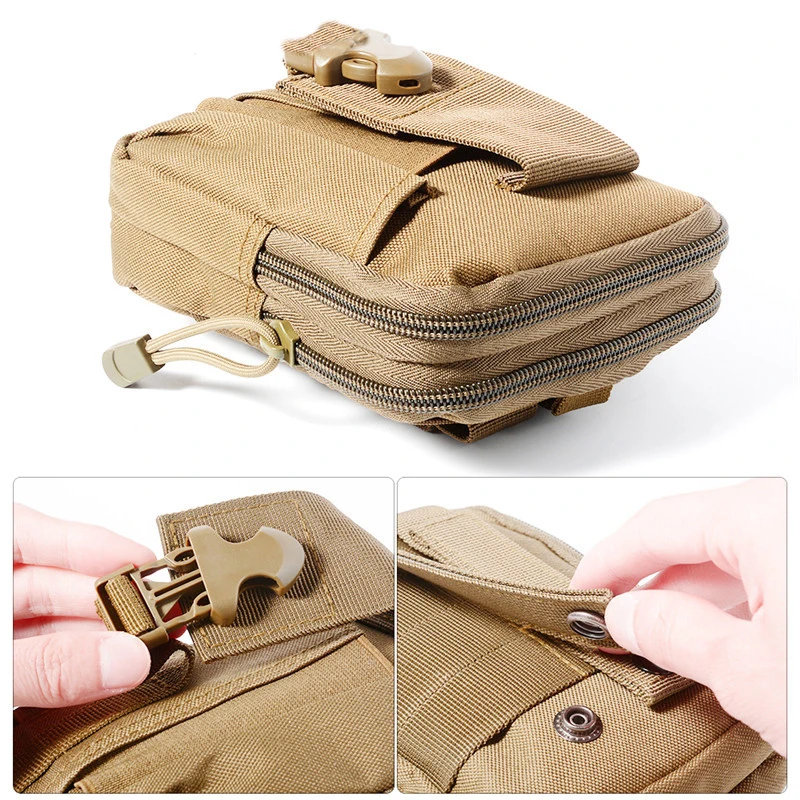Tactical Molle Phone Pouch Belt Waist Bag Military Waist Accessory Pack Utility EDC Gear Bag Gadget Divider Organizer Storager