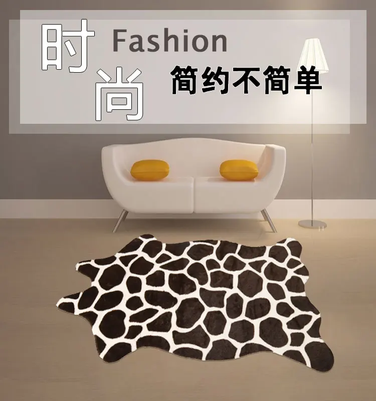 Animal Skin Rugs Ideas Contemporary Rug Patterned Animal Skin Rectangular Cow Carpet Minotti