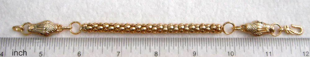 Навачи амфибиус животное двойной головкой змея кобра желтый браслет GP SMT3039|bracelet