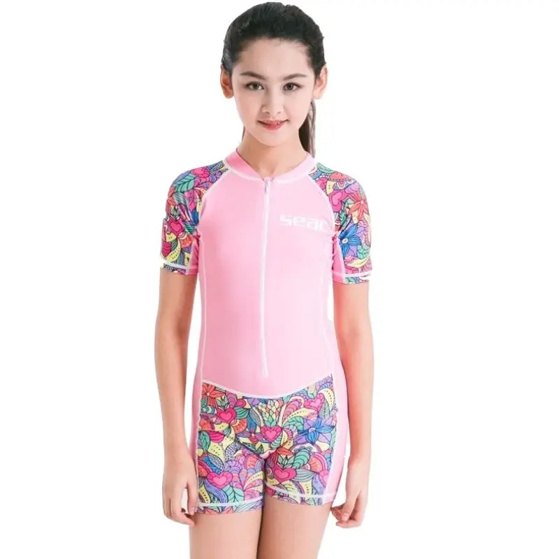 rash guard swimsuit girl