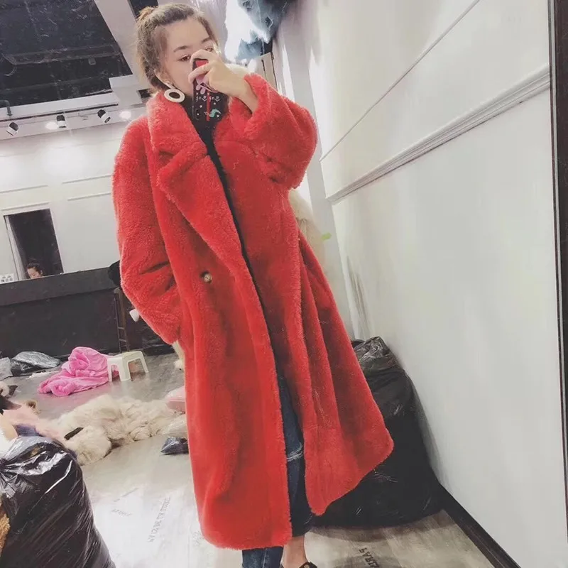 Clearance Leopard Short Fashion Real Lamb Fur Coats Women Casual Thick Warm Natural Sheep Fur Coat Ladies Lapel Shearling Jacket Female 17