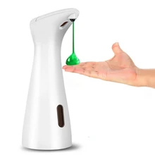 200 мл автоматический дозатор мыла, сенсор, Автоматический Бесконтактный дозатор жидкости, водонепроницаемый, анти-Инфракрасный контейнер для жидкого мыла