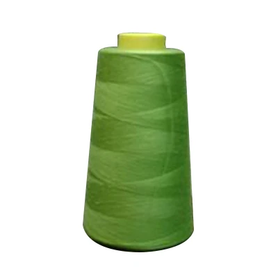 

Durable 3000 Yards Overlocking Sewing Machine Industrial Polyester Thread Metre Cones Color Polyester Sewing Thread light green