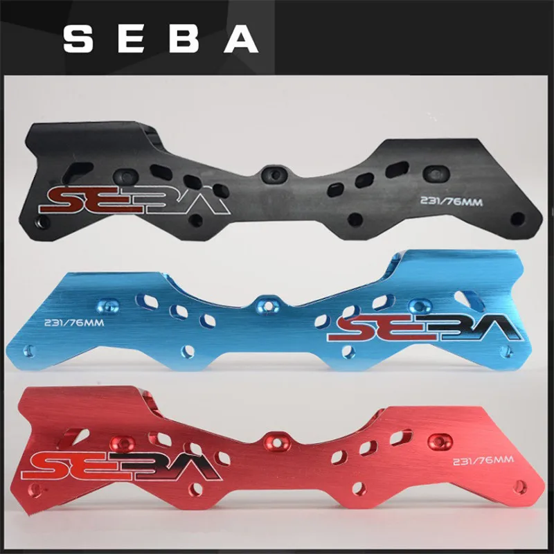 

For SEBA Original Plane Frame with 243mm 231mm Size, Black Red Blue color for SEBA HV Inline Skates Frame Base Basin Patins