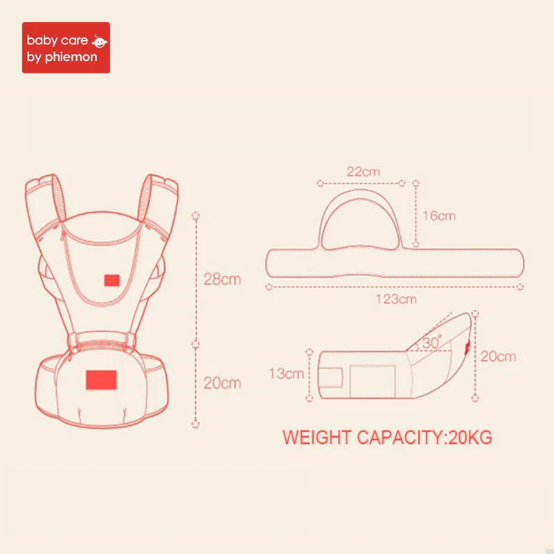 Babycare Регулируемый Детский 3D поясной стул Эргономичный безопасность Перевозчик 360 четыре положения Хипсит младенец новорожденных слинг переноски ремень