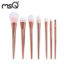 7pcs Rose Gold high quality Makeup Brush Acrylic Diamond Make up Brushes set Foundation font b