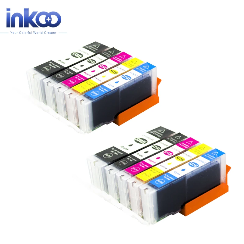 10pcs 550 XL 551 XL Ink Cartridge PGI 550 CLI 551 For Canon PIXMA ip7250 ix6850 mg6650 mx725 