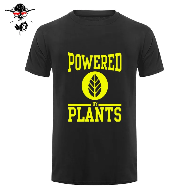 T Рубашки для мальчиков мужские и женские хипстеры шутка футболки унисекс вегетарианские Vegan футболка Мощность растениями футболки Лето Забавный