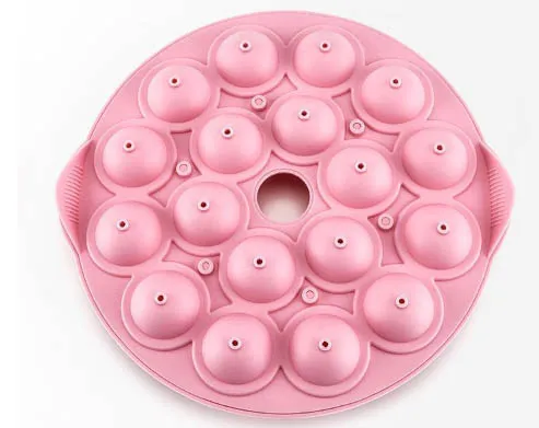 Форма для торта 18 круглое отверстие шар маленькая звезда конфеты бар плесень кухонные принадлежности для выпечки DIY силиконовые