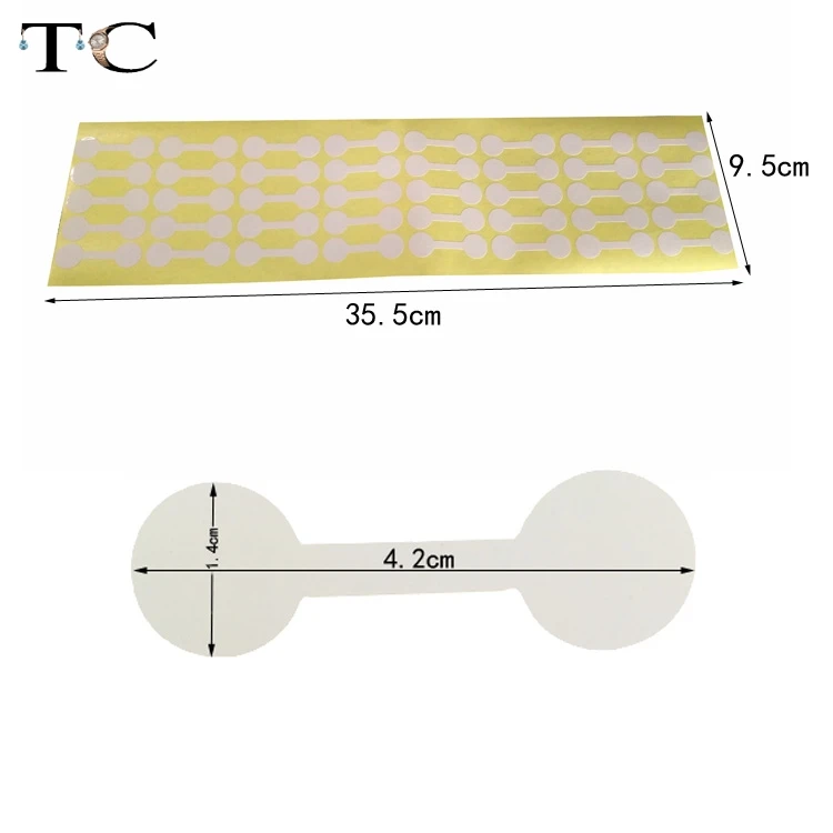 

1000pcs Round Ring Jewelry Sticky Retail Price Label Display Tag Self-Sticker Tool