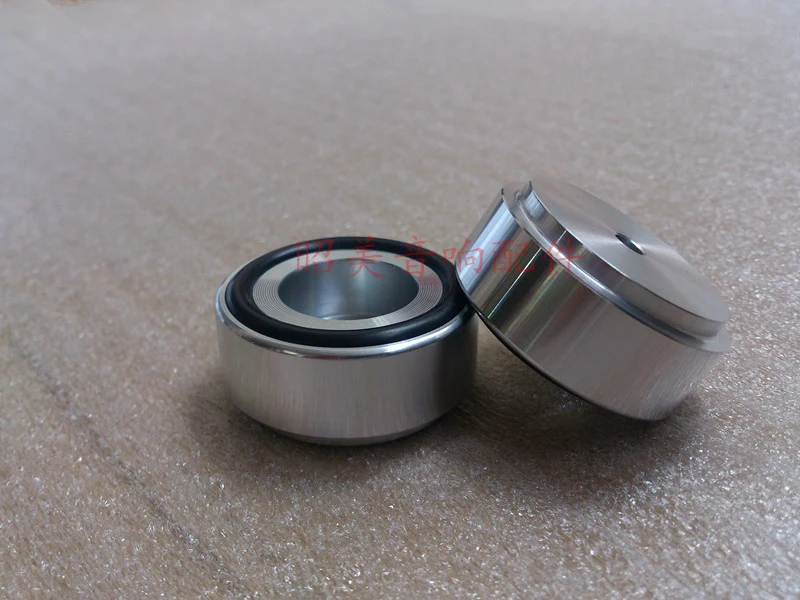 

4 pcs 39 * 17mm All-aluminum Audio Amplifier Feet HIFI Speaker Shock Pad Shock Machine Foot Diameter 39 High 17 Style B