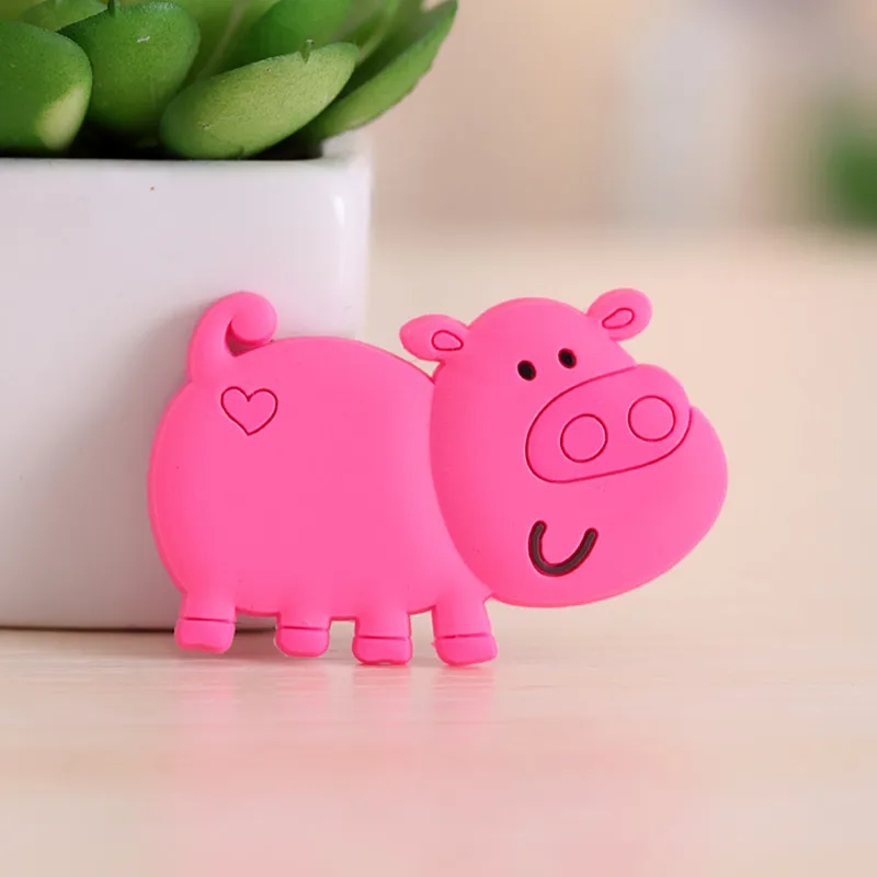 Creative cute pig Fridge for kids Small Size Silicon Gel