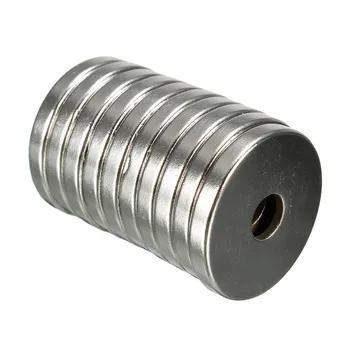 

10pcs/pack 20 x 3mm Hole 5mm N35 Ring Magnets Rare Earth Strong Countersunk Neodymium Magnets 20mm x 3mm Permenent Magnet